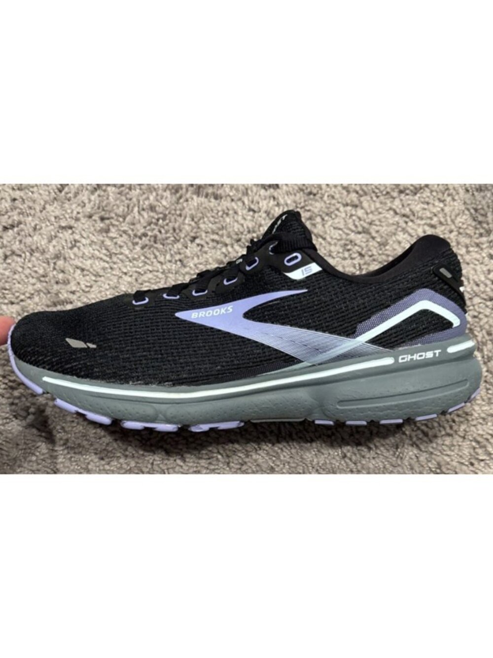 Size 9-Brooks Ghost 15 Women's Running Gym Training Sneakers Shoes Purple Alo